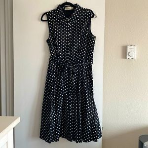 Eliza J polka dot retro dress size 14